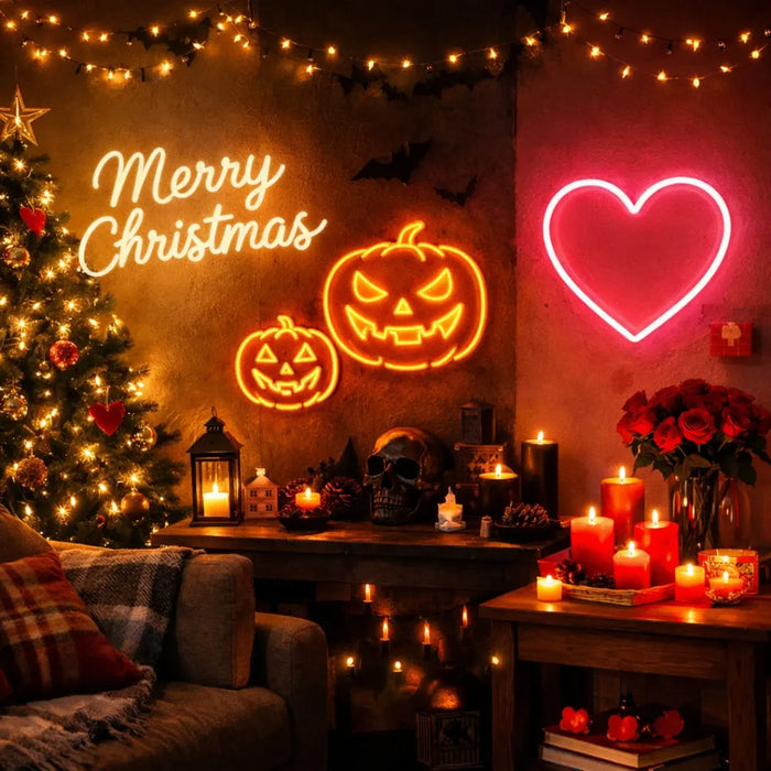 Merry Christmas Neon Sign