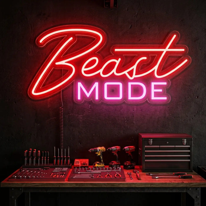 Beast Mode Neon Sign