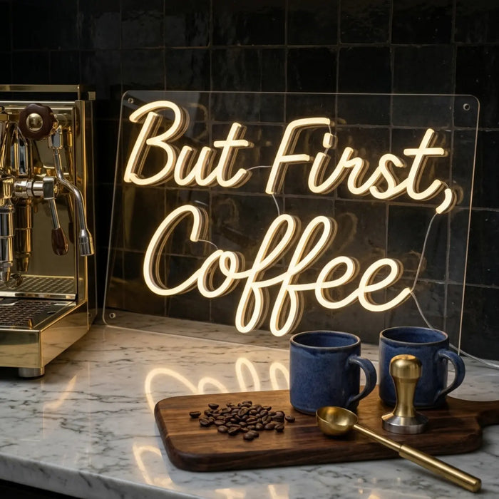 But First Coffee Neon Sign
