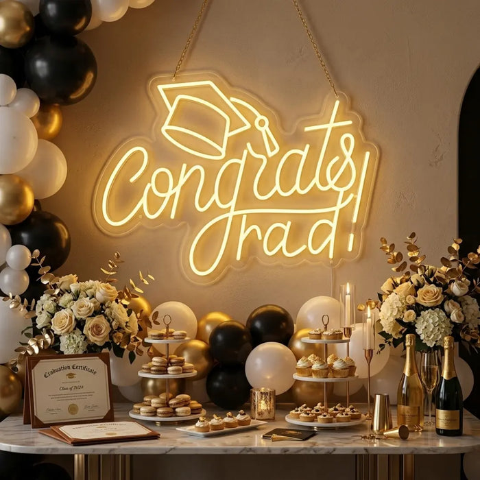 Congrats Grad Neon Sign