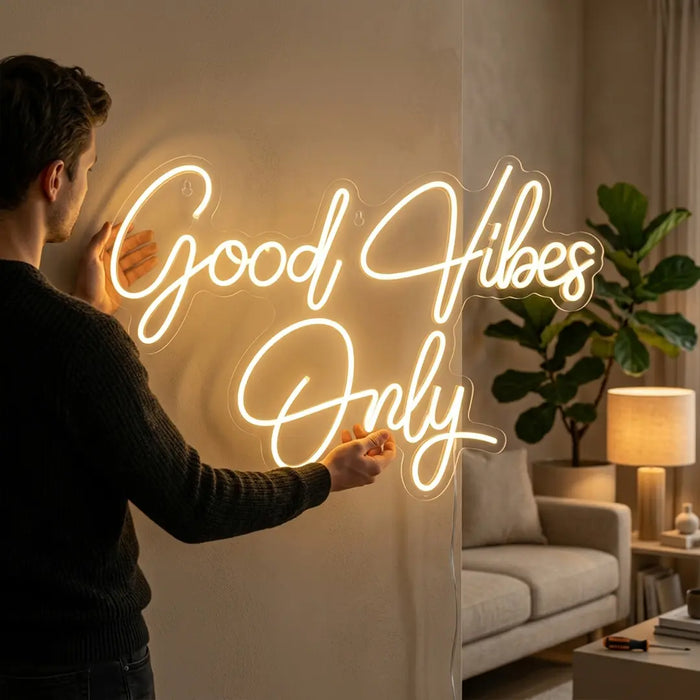 Good Vibes Only Neon Sign