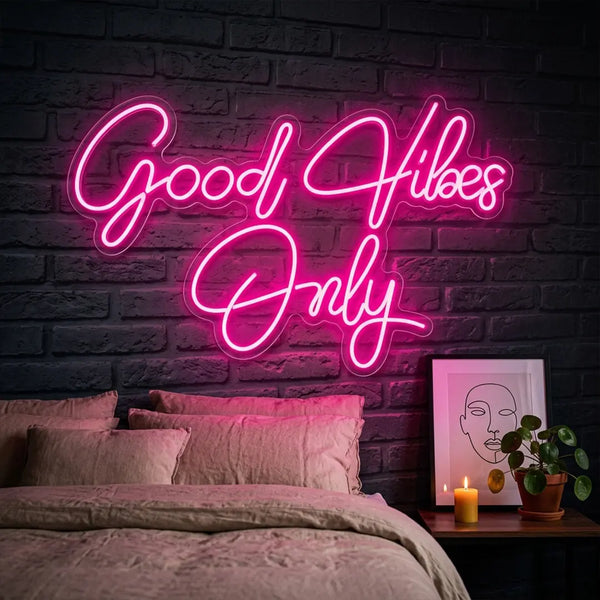 Good Vibes Only Neon Sign