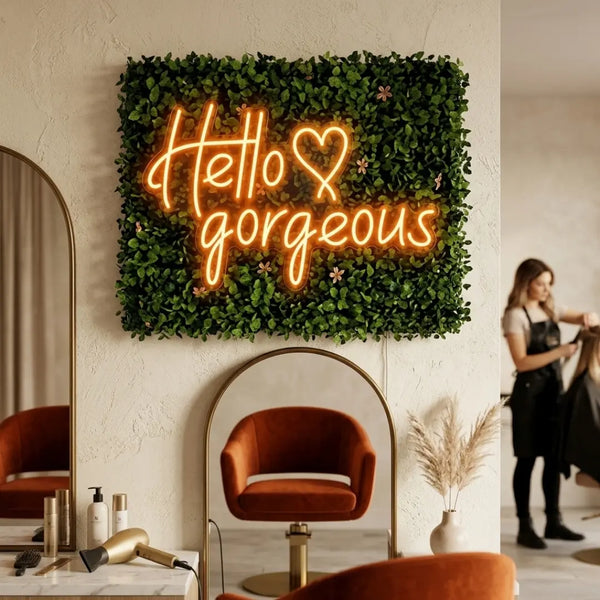 Hello Gorgeous Neon Sign