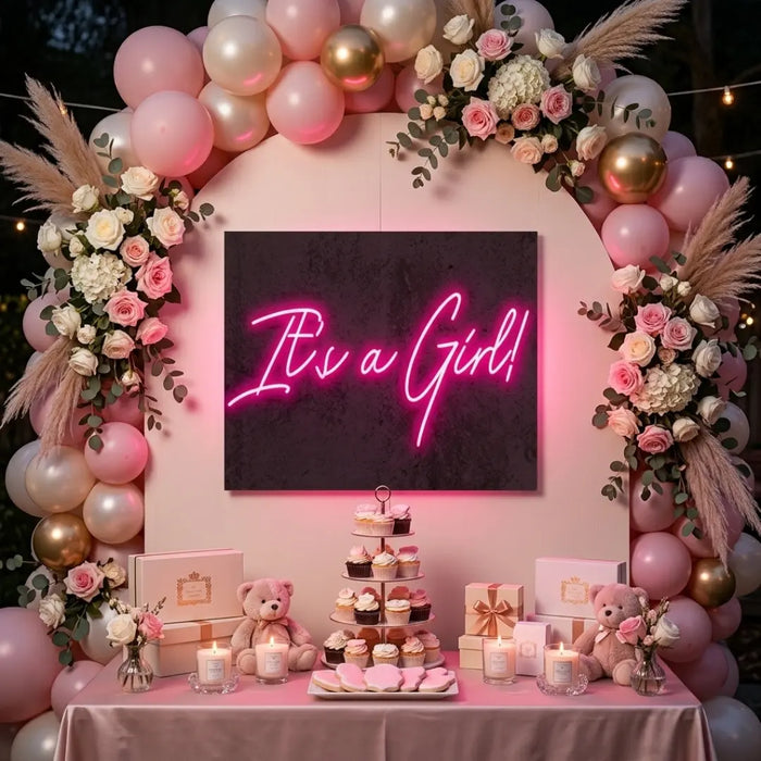 It's A Girl Neon Sign
