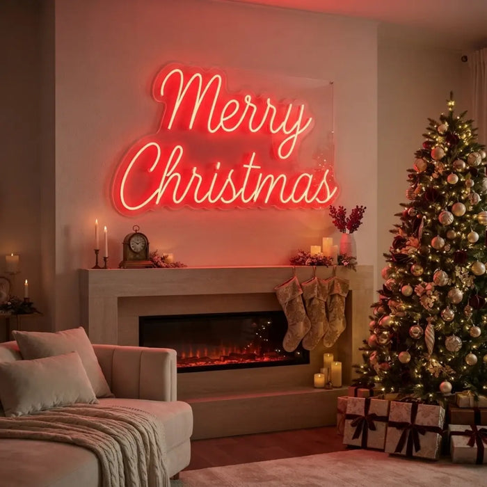 Merry Christmas Neon Sign
