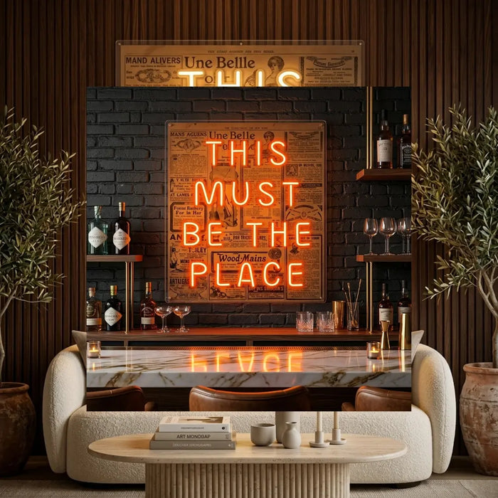 This Must Be the Place Neon Sign