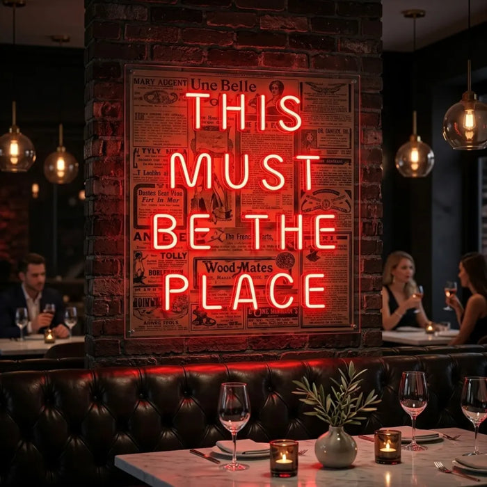 This Must Be the Place Neon Sign