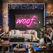 Woof Neon Sign